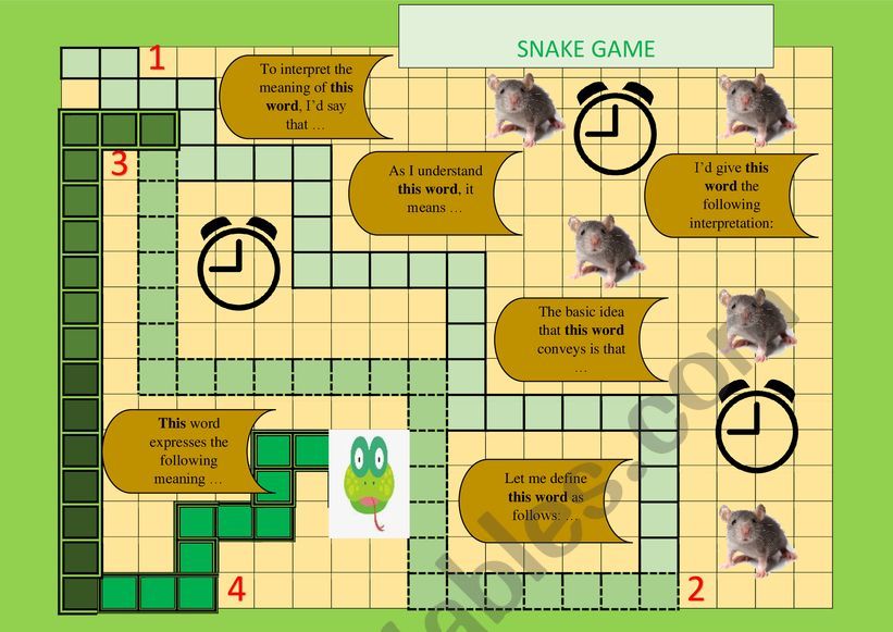 SNAKE WORD GAME [a brain-booster]